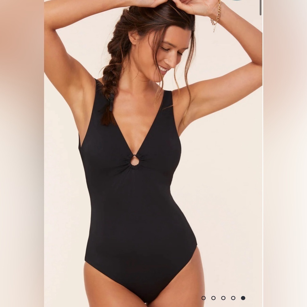 Andie NWT The Bonita One Piece UPF 50+ Black Eco Nylon Women’s Size Medium New